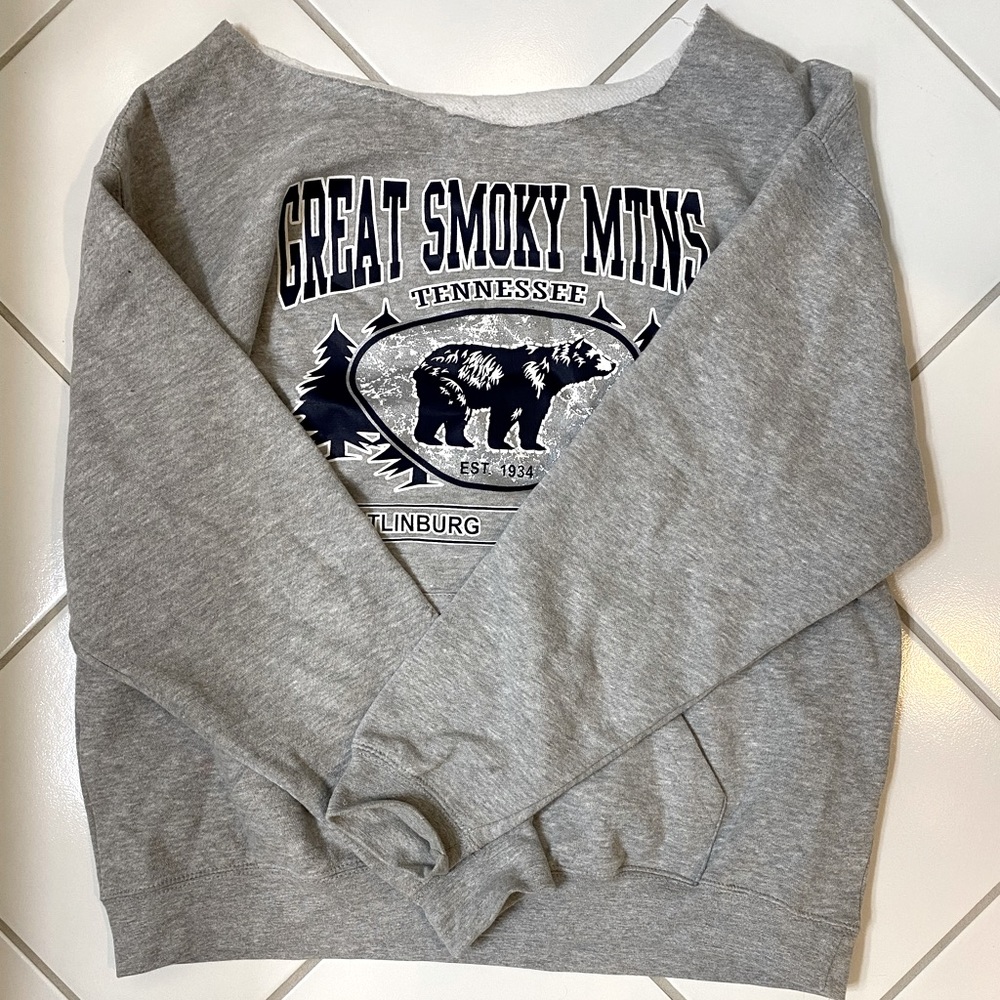Over sized crewneck